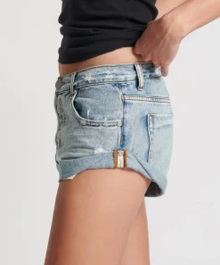 Denim Shorts|ONE TEASPOON Hendrixe Bandits Low Waist Denim Shorts