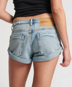 Denim Shorts|ONE TEASPOON Hendrixe Bandits Low Waist Denim Shorts