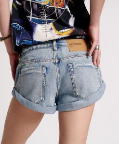 Denim Shorts|ONE TEASPOON Hendrixe Bandits Low Waist Denim Shorts