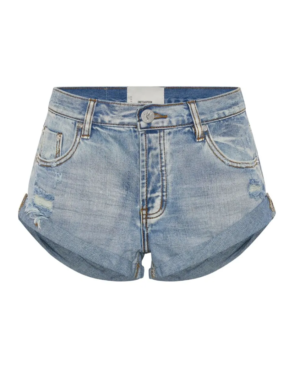 Denim Shorts|ONE TEASPOON Hendrixe Bandits Low Waist Denim Shorts