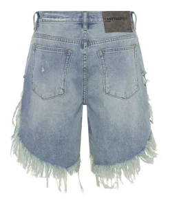 Denim Shorts|ONE TEASPOON Hendrixe Frankies Long Length Denim Shorts