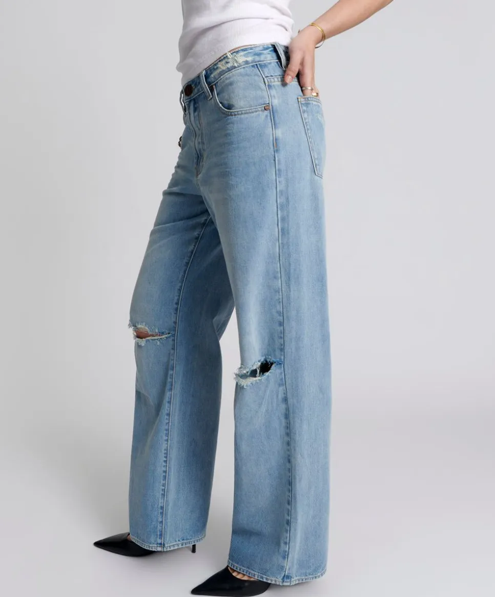 Denim Jeans|ONE TEASPOON Hendrixe Jackson Mid Waist Wide Leg Jeans