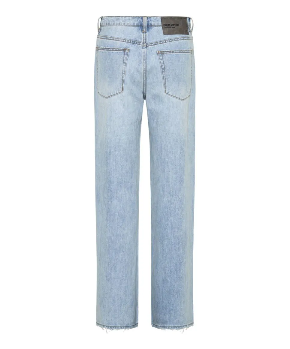 Denim Jeans|ONE TEASPOON Hendrixe Jacksons Mid Waist Wide Leg Jeans