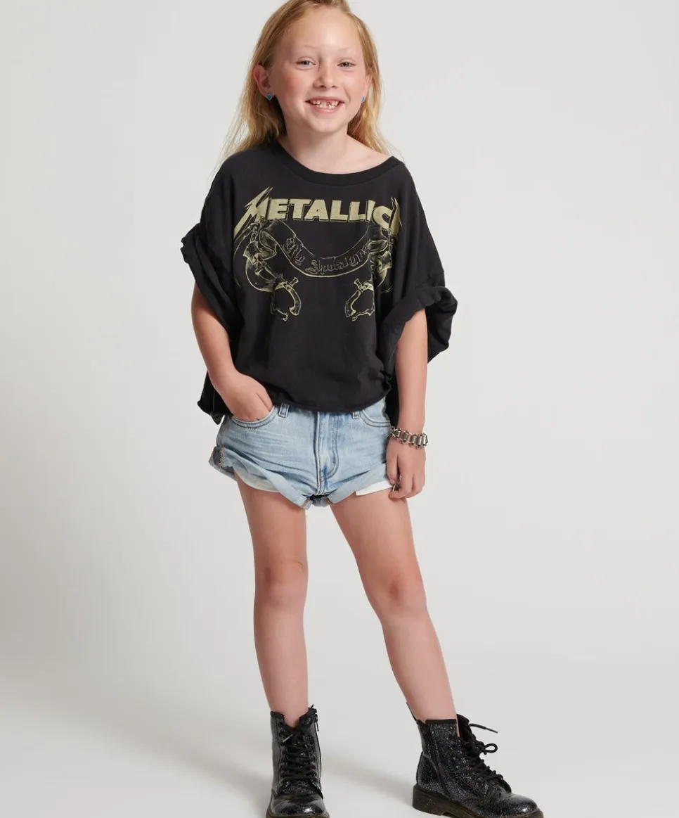 Clothing|ONE TEASPOON Hendrixe Kids Bandit Denim Shorts