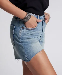 Denim Shorts|ONE TEASPOON Hendrixe Legend Mom Fit Denim Shorts