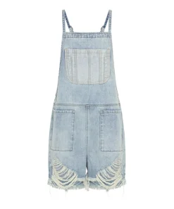 Denim Jumpsuits|ONE TEASPOON Hendrixe Pini Denim Playsuit