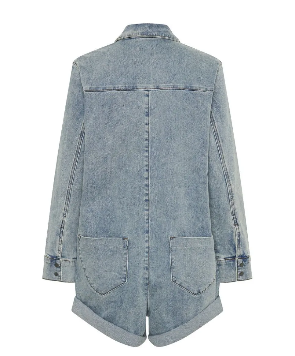 Denim Jumpsuits|ONE TEASPOON Hendrixe Prophecy Jumpsuit