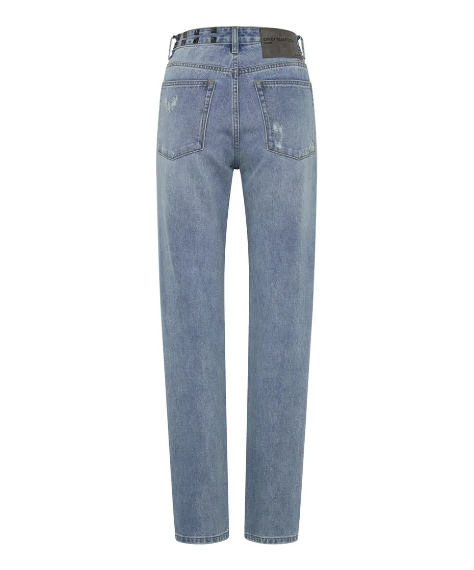 Denim Jeans|ONE TEASPOON Hendrixe Truckers Mid Rise Straight Leg Jeans