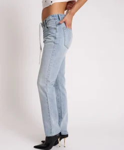 Denim Jeans|ONE TEASPOON Hendrixe Truckers Mid Waist Straight Leg Jeans