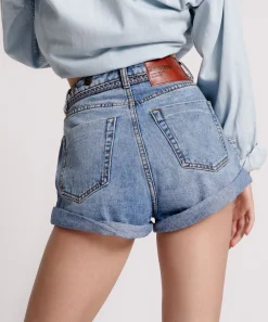 Denim Shorts|ONE TEASPOON Hollywood Hills Bandits High Waist Denim Shorts