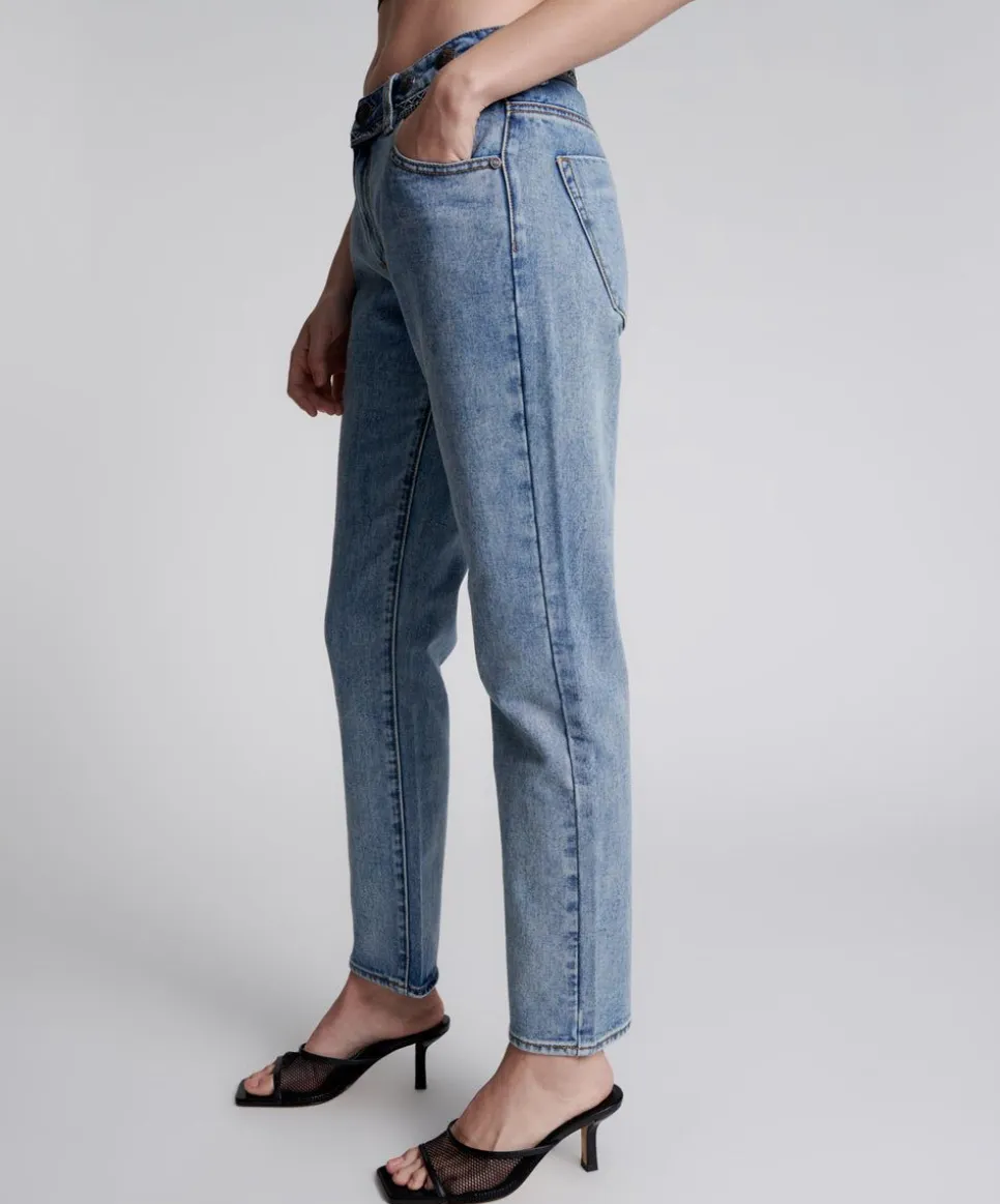 Denim Jeans|ONE TEASPOON Hollywood Hills Truckers Mid Rise Straight Leg Jeans
