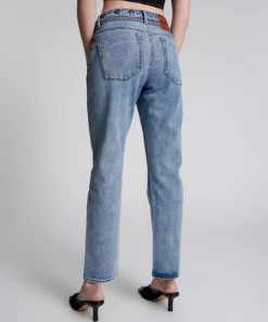 Denim Jeans|ONE TEASPOON Hollywood Hills Truckers Mid Rise Straight Leg Jeans
