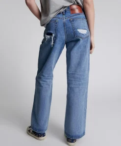 Denim Jeans|ONE TEASPOON Hollywood Jackson Mid Waist Wide Leg Jeans