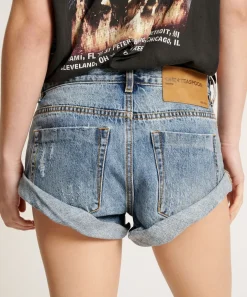 Denim Shorts|ONE TEASPOON Hollywood Low Waist Bandit Denim Shorts