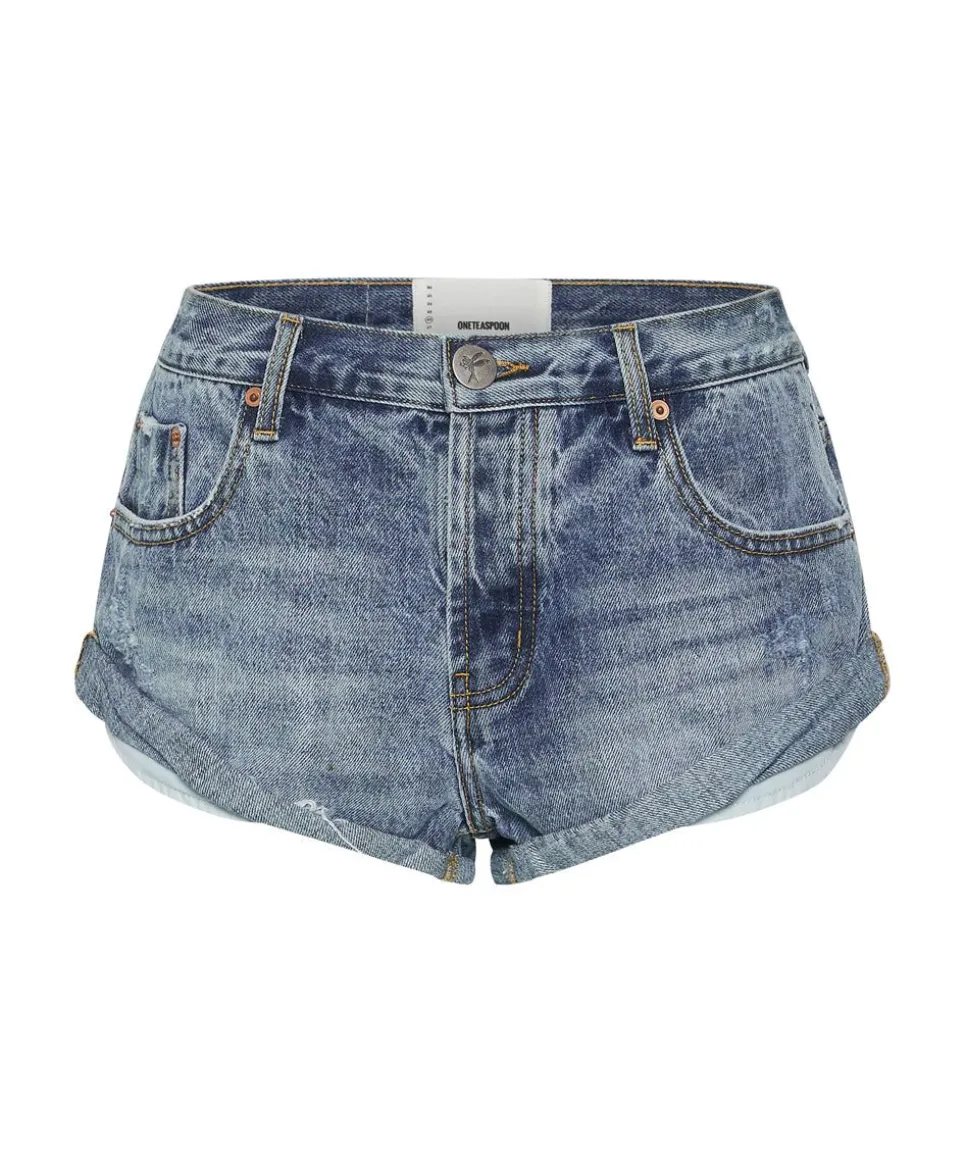 Denim Shorts|ONE TEASPOON Hollywood Low Waist Bandit Denim Shorts