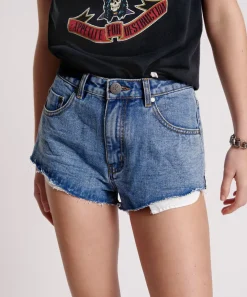 Denim Shorts|ONE TEASPOON Hollywood The One Fitted Cheeky Denim Shorts