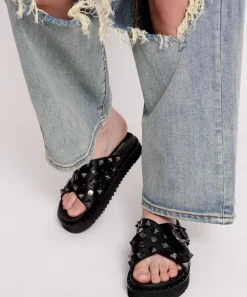 Accessories|ONE TEASPOON Iggy Studded Cross Over Slide