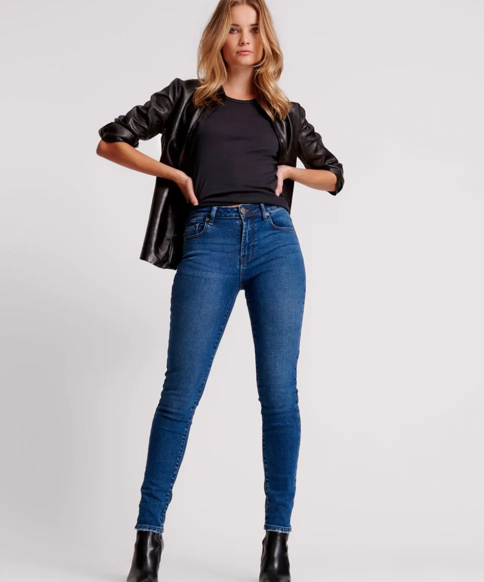 Denim Jeans|ONE TEASPOON Indigo Freebirds Ii High Waist Stretch Skinny Jeans