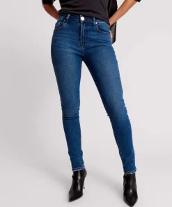 Denim Jeans|ONE TEASPOON Indigo Freebirds Ii High Waist Stretch Skinny Jeans