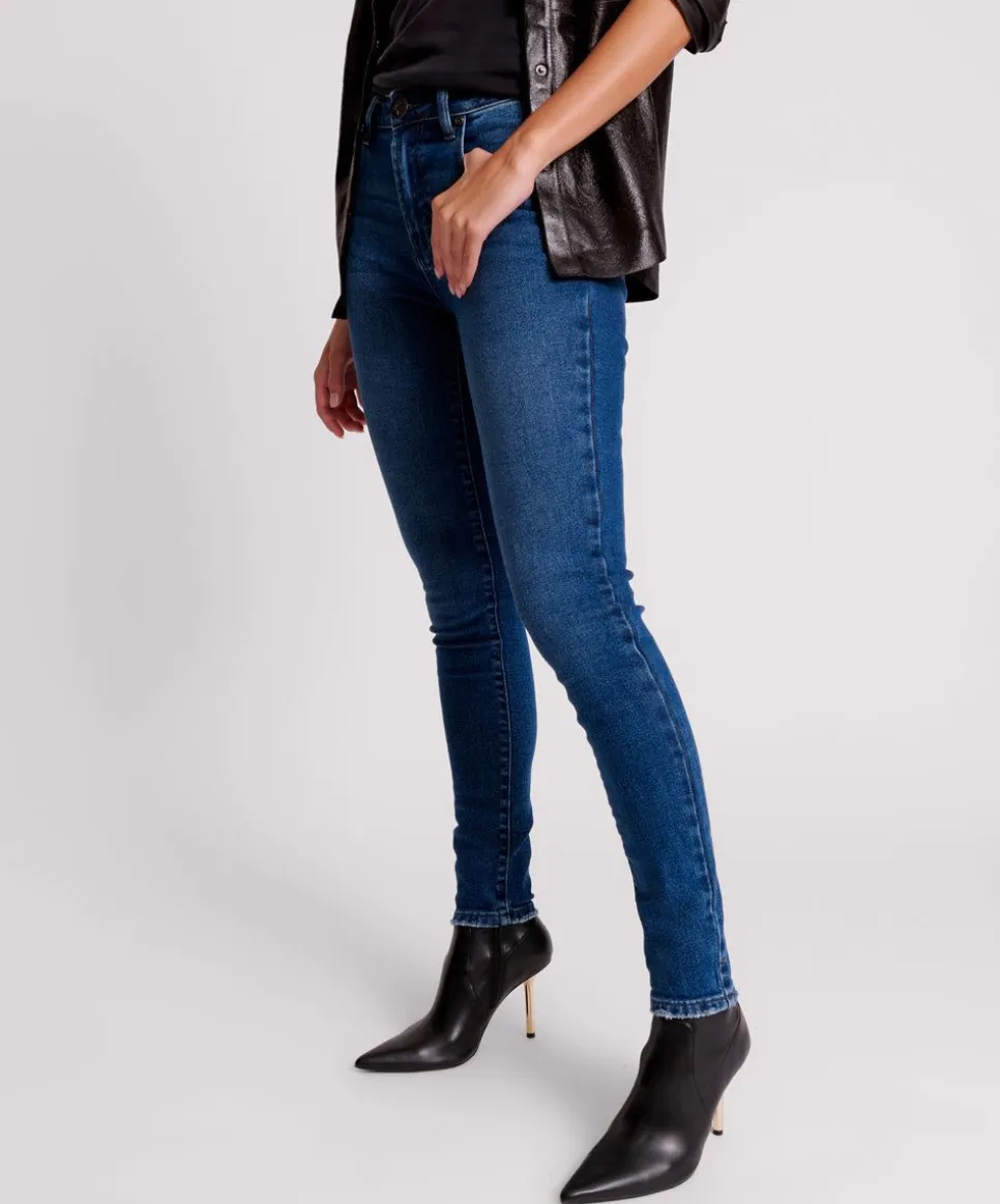 Denim Jeans|ONE TEASPOON Indigo Freebirds Ii High Waist Stretch Skinny Jeans