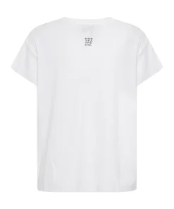 Basic Tees|ONE TEASPOON Ivory Deep V Cut Out Tee
