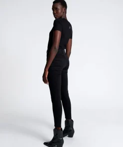 Denim Jeans|ONE TEASPOON Jett Black Preachers High Waist Skinny Jeans