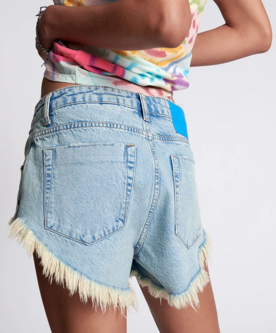 Denim Shorts|ONE TEASPOON Kansas Acid Rollers Denim Shorts