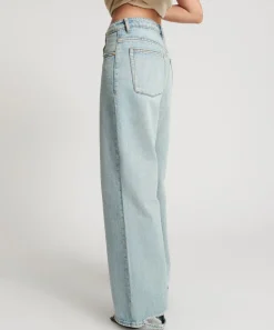 Denim Jeans|ONE TEASPOON Kansas Blue Jackson Mid Waist Wide Leg Jeans