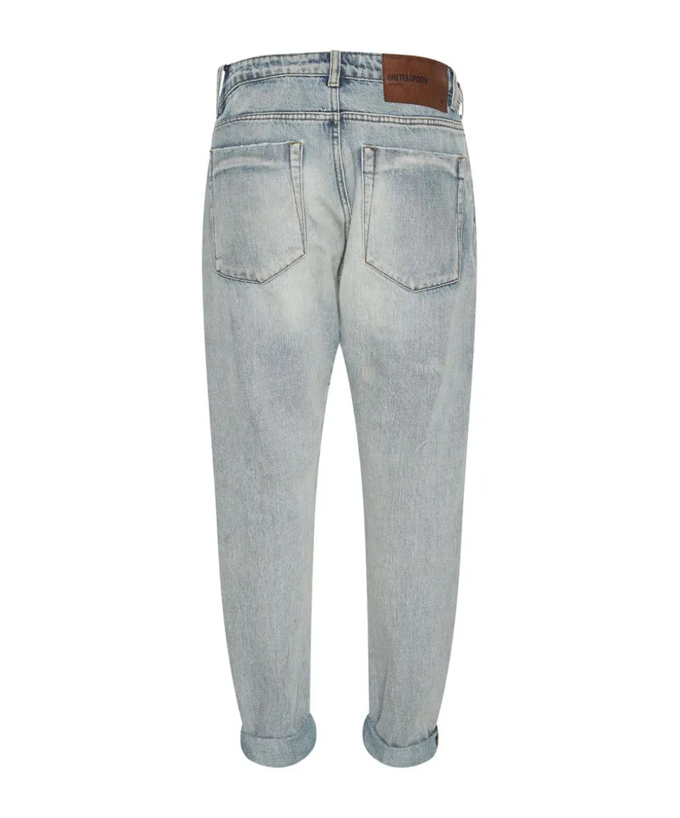 Denim Jeans|ONE TEASPOON Kansas Blue Trashed Saints Boyfriend Jeans