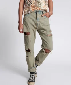 Denim Jeans|ONE TEASPOON Khaki Haze Bandits Relaxed Jeans