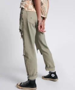 Denim Jeans|ONE TEASPOON Khaki Haze Bandits Relaxed Jeans