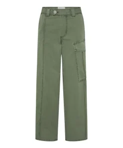 Denim Jeans|ONE TEASPOON Khaki New Fiction Wide Leg Cargo Jeans