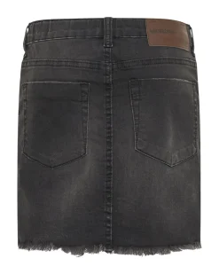 Clothing|ONE TEASPOON Kids Black Punk 2020 Mini High Waist Denim Skirt