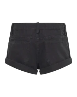 Clothing|ONE TEASPOON Kids Black Punk Bandits High Waist Denim Shorts