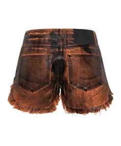 Denim Shorts|ONE TEASPOON Lacquered Bonitas Low Waist Denim Shorts