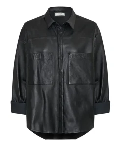 Leather Jackets|ONE TEASPOON Last Kiss Leather Daria Shacket