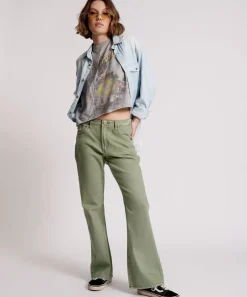 Denim Jeans|ONE TEASPOON Le Loop Super Khaki High Waist Charlie Flares
