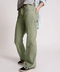 Denim Jeans|ONE TEASPOON Le Loop Super Khaki High Waist Charlie Flares