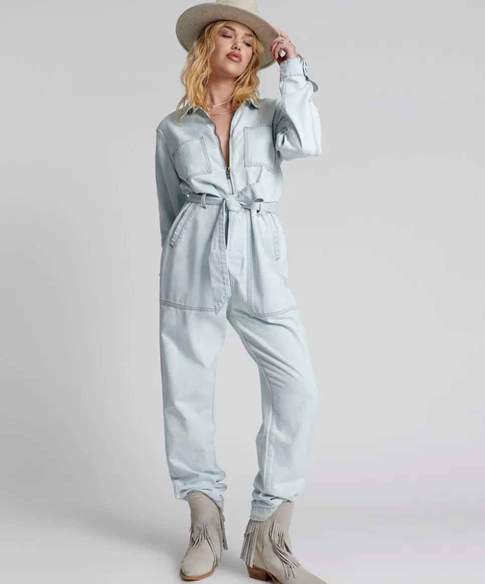 Denim Jumpsuits|ONE TEASPOON Le Surf Claudia Overall