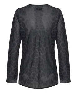 Tops|ONE TEASPOON Leopard Fantasy Chiffon Longsleeve Top