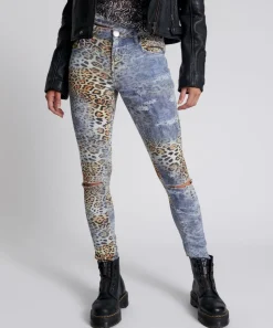 Denim Jeans|ONE TEASPOON Leoparty Freebirds Ii High Waist Skinny Jeans