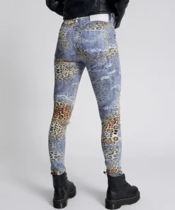 Denim Jeans|ONE TEASPOON Leoparty Freebirds Ii High Waist Skinny Jeans