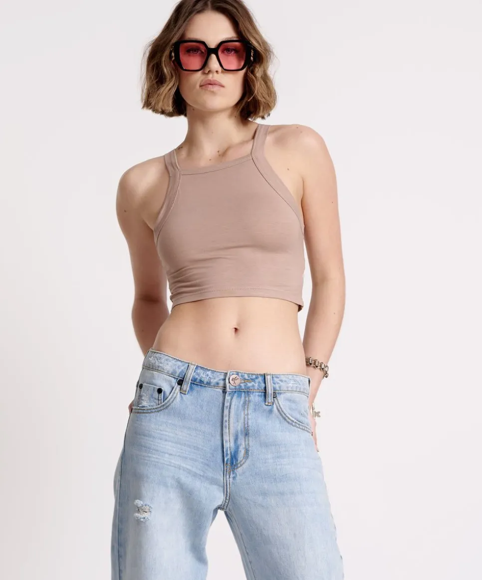 Tees & Tanks|ONE TEASPOON Lightning Bolt Rally Tank