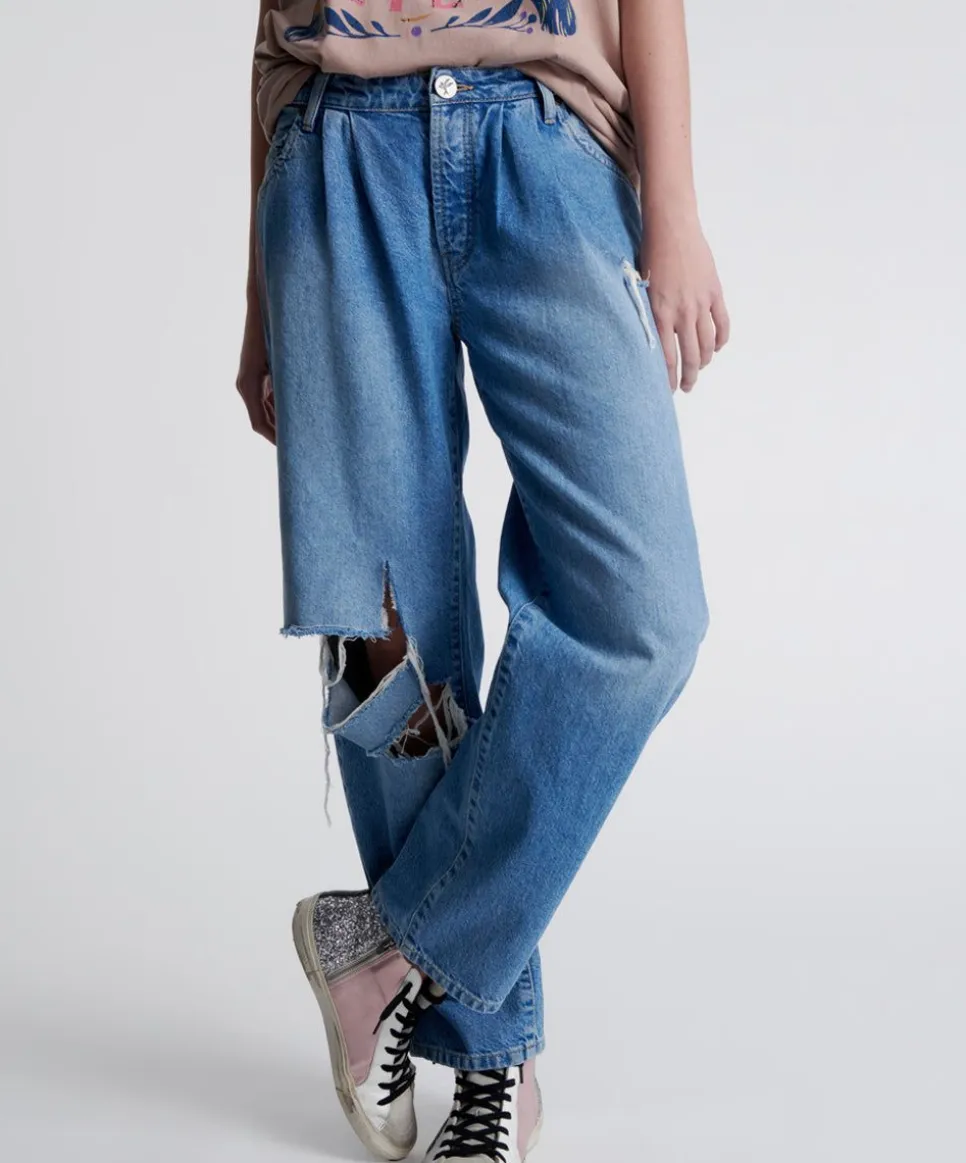 Denim Jeans|ONE TEASPOON Linear Blue Smiths Trouser Jeans