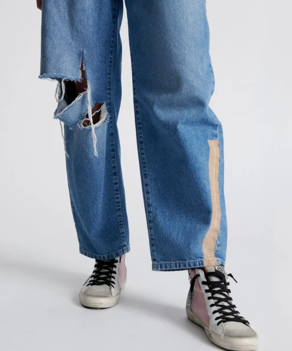Denim Jeans|ONE TEASPOON Linear Blue Smiths Trouser Jeans