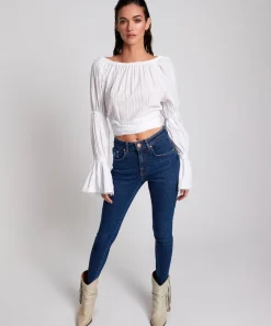 Denim Jeans|ONE TEASPOON Manhattan Blue Super High Waist Freebrids 11