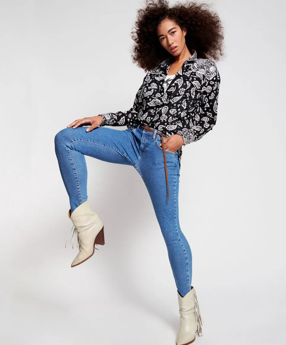 Denim Jeans|ONE TEASPOON Miami Blue Freebirds Ii High Waist Skinny Jeans