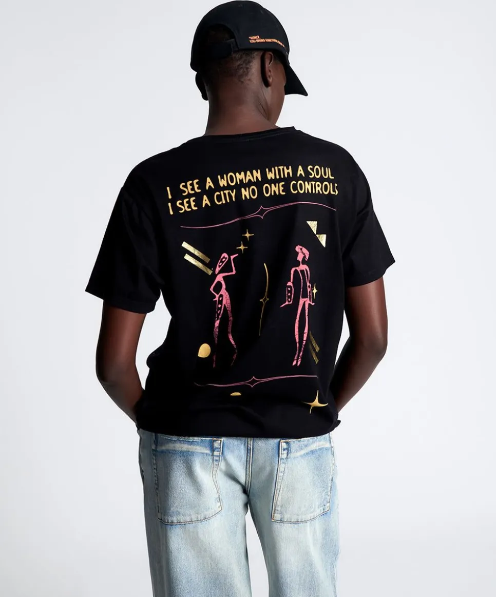 Organic Tees|ONE TEASPOON Midh Gold Lyrics Organic Unisex Tee
