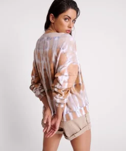 Hoodies And Sweats|ONE TEASPOON Mirage Hand Tie Dyed Fleece Sweater