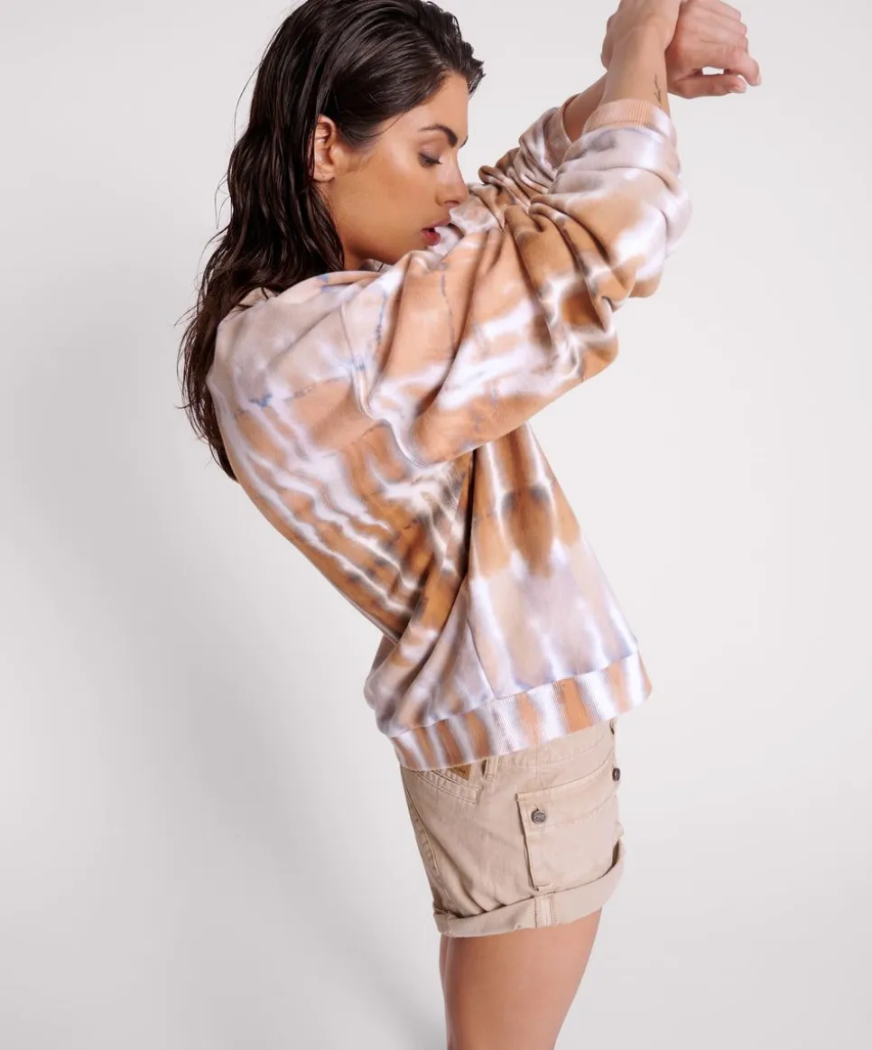Hoodies And Sweats|ONE TEASPOON Mirage Hand Tie Dyed Fleece Sweater